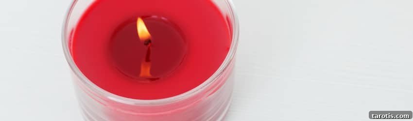 6 Libra New Moon Rituals to Boost Balance and Intentions 2 red-candle