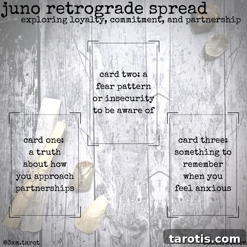 Juno Retrograde Tarot Spread: Insights for Relationship Shifts 2 juno retrograde tarot spread