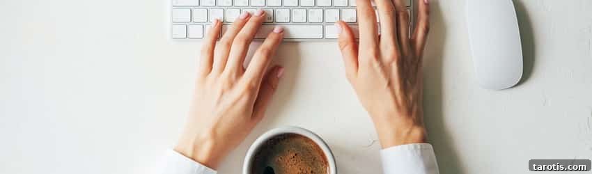 Spring 2021 Career Outlook: What to Expect and How to Prepare 2 hands on keyboard with coffee cup