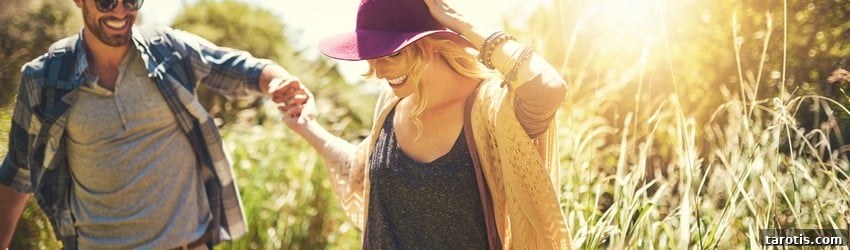 Sagittarius Woman Personality Traits and Key Characteristics 2 man-and-woman-running-through-field-smiling