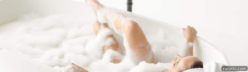 Moon Water Guide: How to Charge Water for Full Moon Rituals 2 woman-taking-a-bath