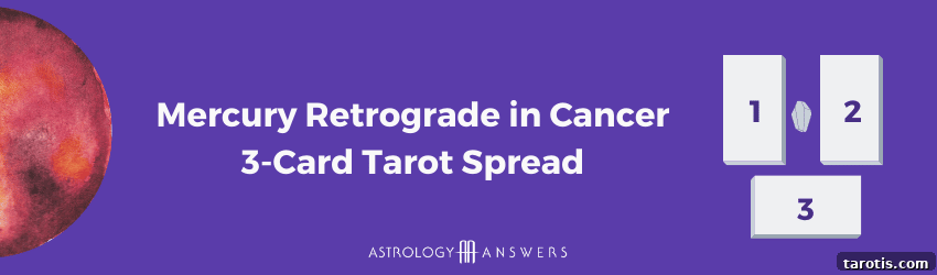 Mercury Retrograde in Cancer: 3-Card Tarot Spread Guide 2 Mercury Retrograde in Cancer Tarot Spread.